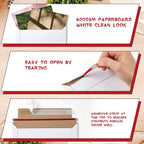 200 Pcs 7 x 9 Inch Rigid Mailer Cardboard Envelope Bulk, White