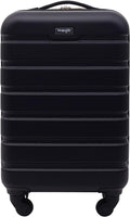 20" Hardside Spinner Carry-On Luggage, Black