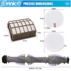 Replacement Filter Brush Roller Kit for Shark Navigator Professional Vacuum