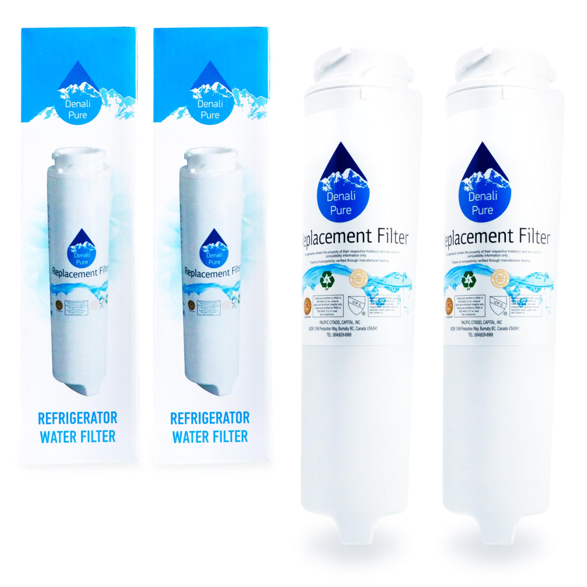 2x Replacement for General Electric PFSS5NFXBSS Refrigerator Water Filter