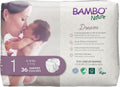 Premium Eco-Friendly Baby Diapers, Size 1 (4-9 Lbs), 36 Count
