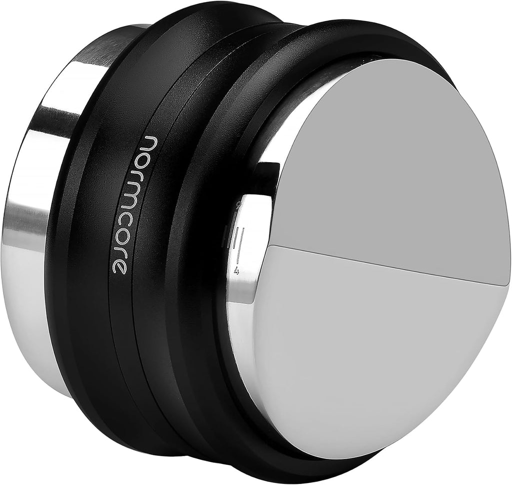 51mm Coffee Distributor & Tamper, Dual Head Coffee Tamper Fits Delonghi Portafilters, Double Sided Adjustable Depth