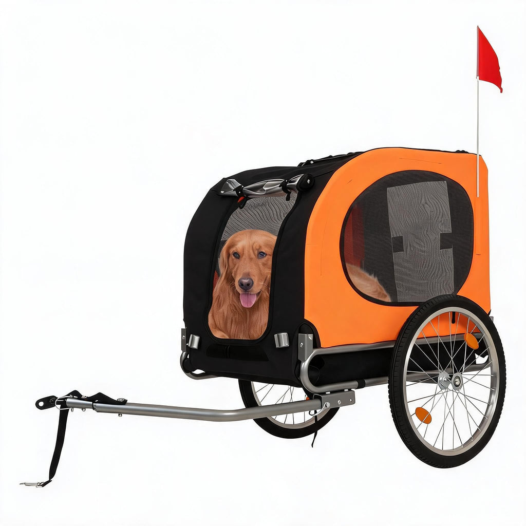 Large Dog Bike Trailer,Jogging Stroller,16" Wheels