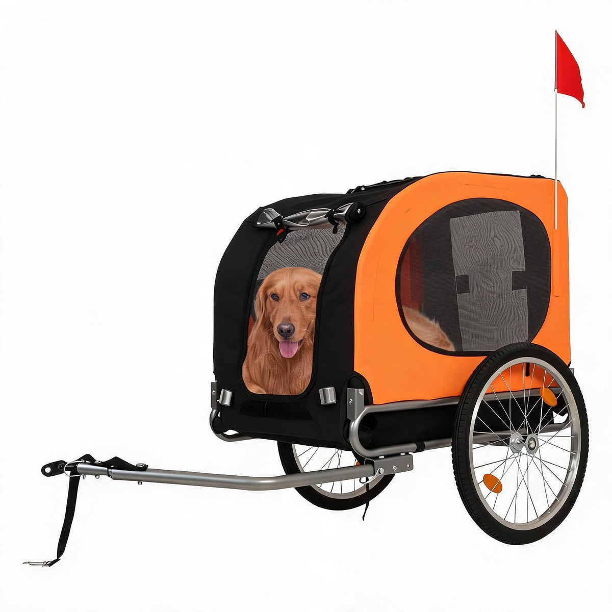 Large Dog Bike Trailer,Jogging Stroller,16" Wheels