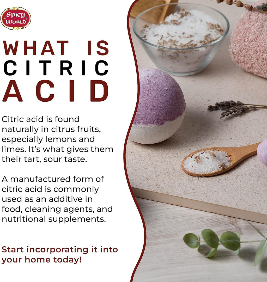 Pure Citric Acid, 7 Ounce (200g) - Food Grade & Non-GMO- Natural Food Preservative, Beauty Ingredient G