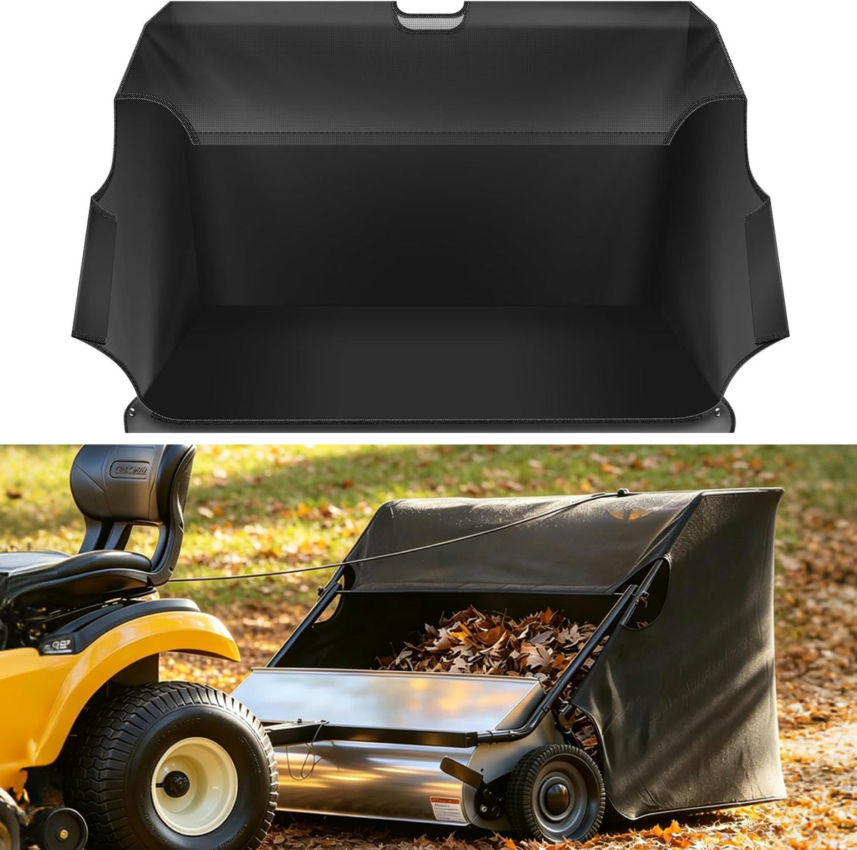 307331 Hopper Bag for Ohio Steel AllFitHD 42‘’ Tow-Behind Lawn Leaf Sweeper, 22 Cubic Feet Capacity Leaf Sweeper Bag