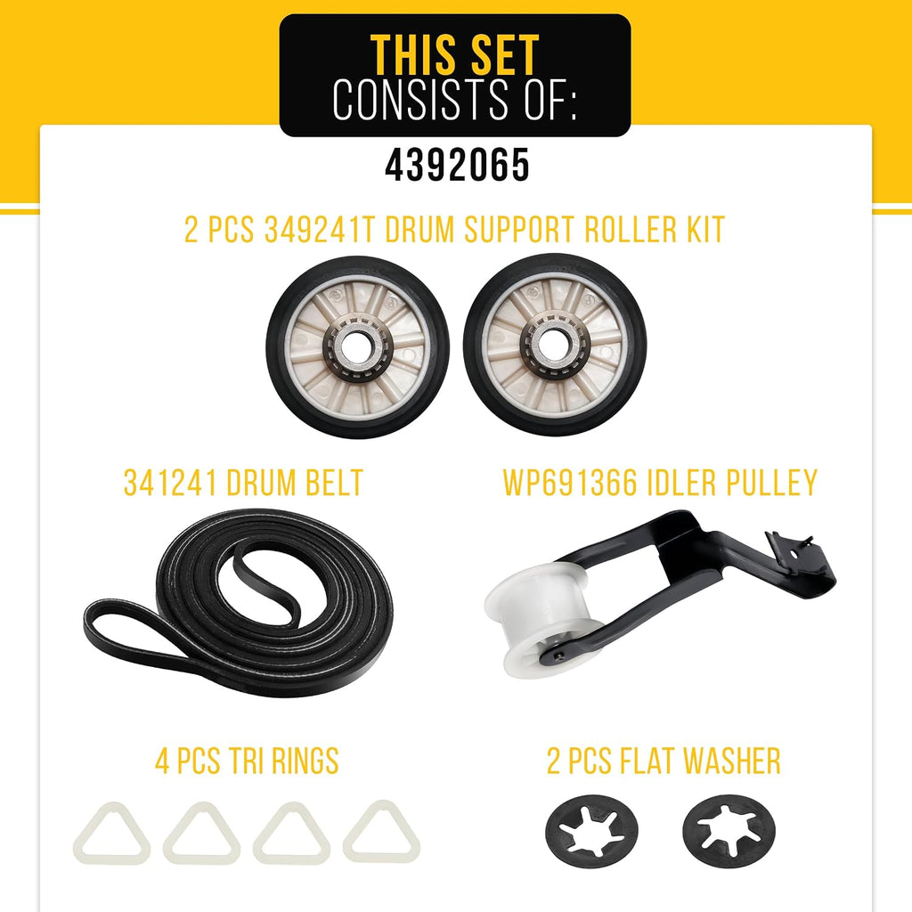 Dryer Repair Kit for Maytag YMED5600TQ0