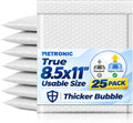Bubble Mailers True 8.5x11" Usable Size Padded Envelopes 25 Pack