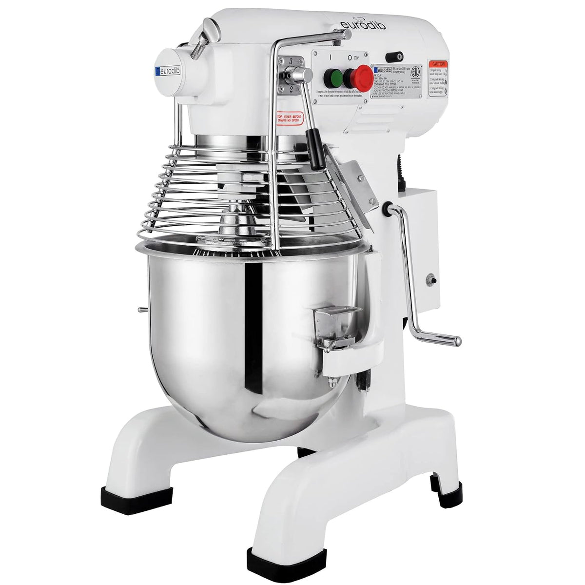 M20 ETL 20 Quart Commercial Planetary Stand Mixer, Bench Model, White, 110v