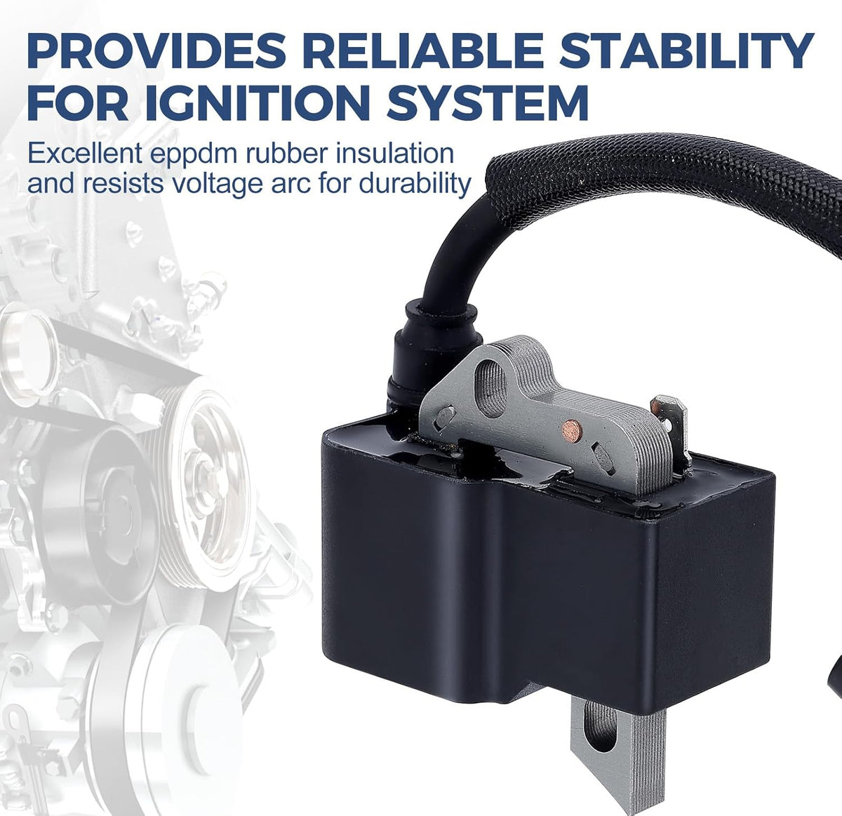 585836101 Ignition Coil Fits Hus-qvrna 125B 125BX 125BVX Handheld Blower Ignition Module Replace 545108101 OEM