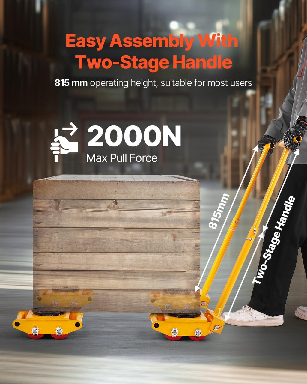 Machine Skate, 6T Machinery Skate Dolly, 13228 lbs Machinery Moving Skate, Machinery Mover Skate with 360° Rotation