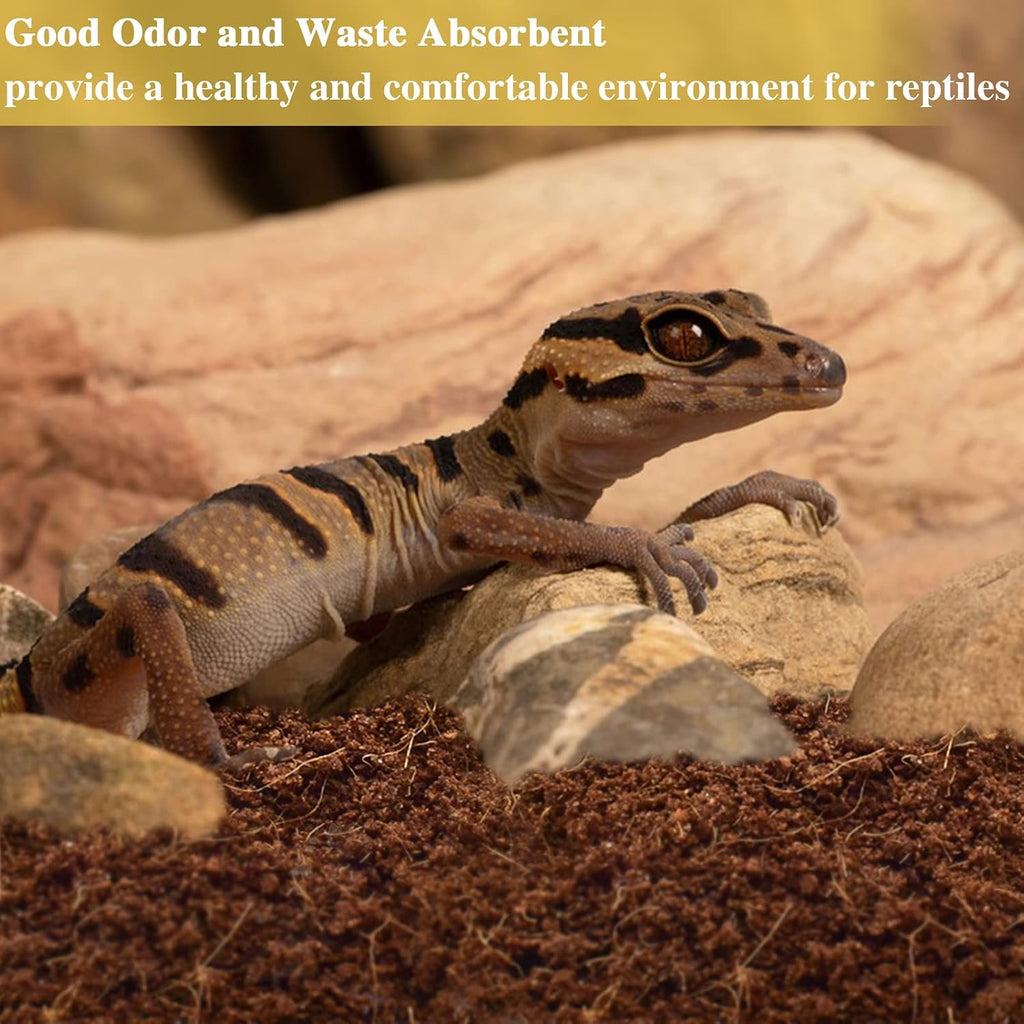 6 Pack Coconut Fiber Substrate, Premium Coco Coir Reptile Substrate