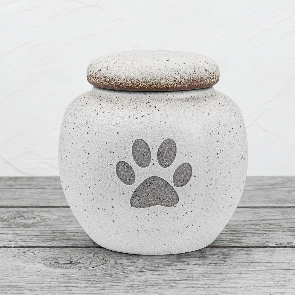 Pet Urn for Dogs Cats 2.76 Inch Small Urn for Pet Ashes Cremation Keepsake Urns Ceramic Mini Urns for Ashes Pet