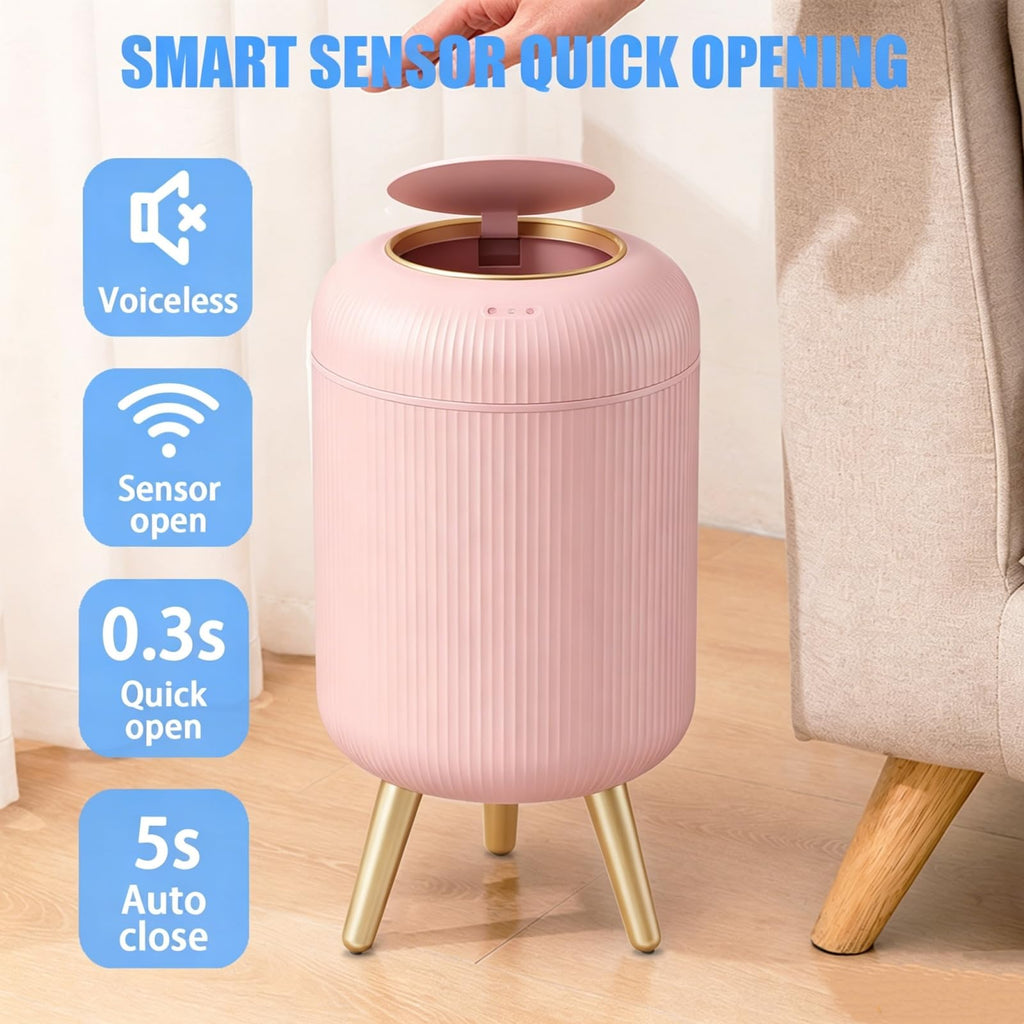 Automatic Bathroom Trash Can, Motion Sensor Trash Can Touchless