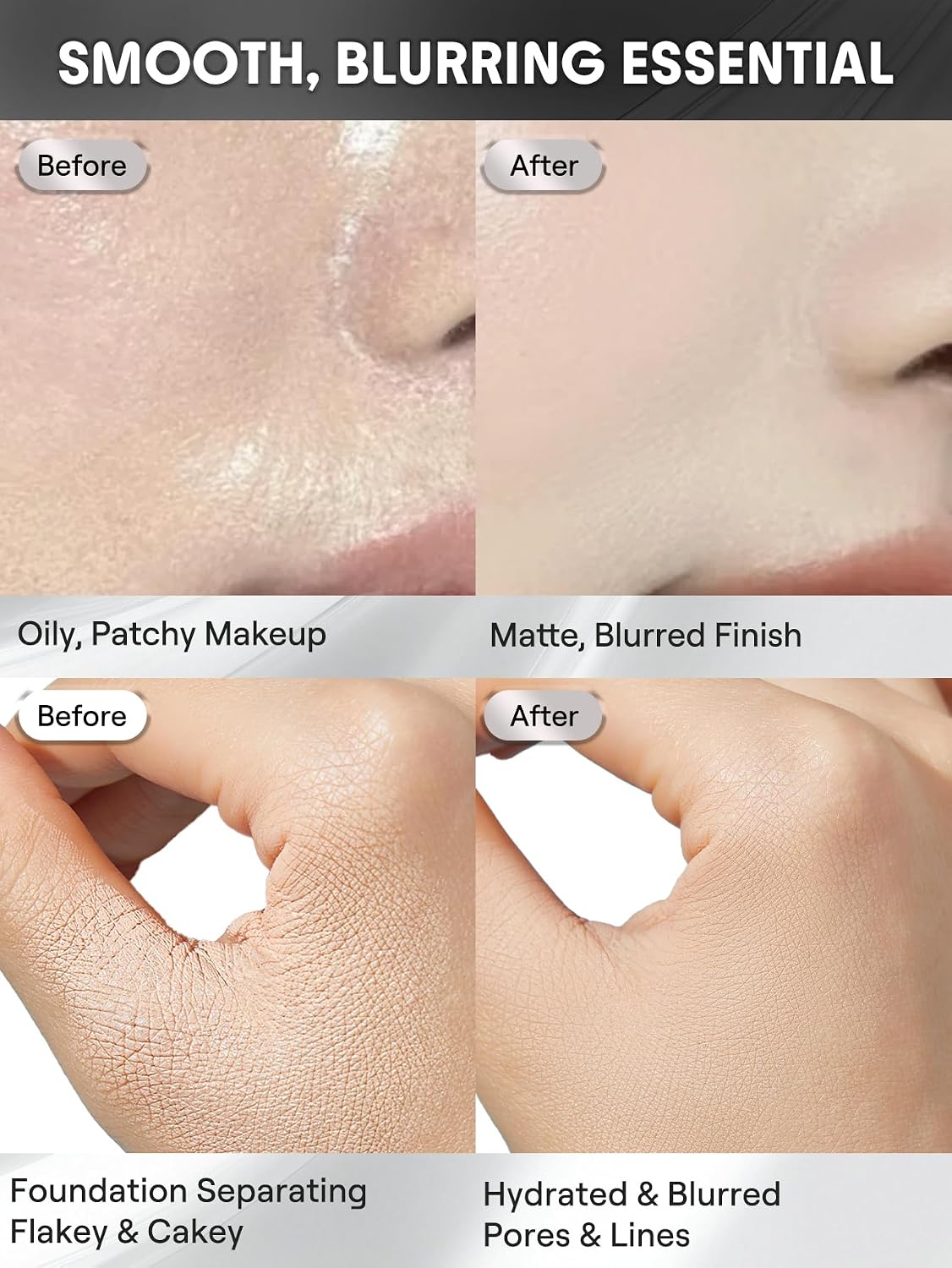 Camera On Smooth & Blur Primer Mattifying Makeup Base Primer for Smoothing Skin