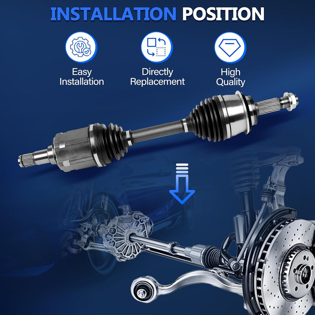 Maxfavor CV Axle Front FWD Fit for Nissan Altima 2013 14 15 2016 2017 2018