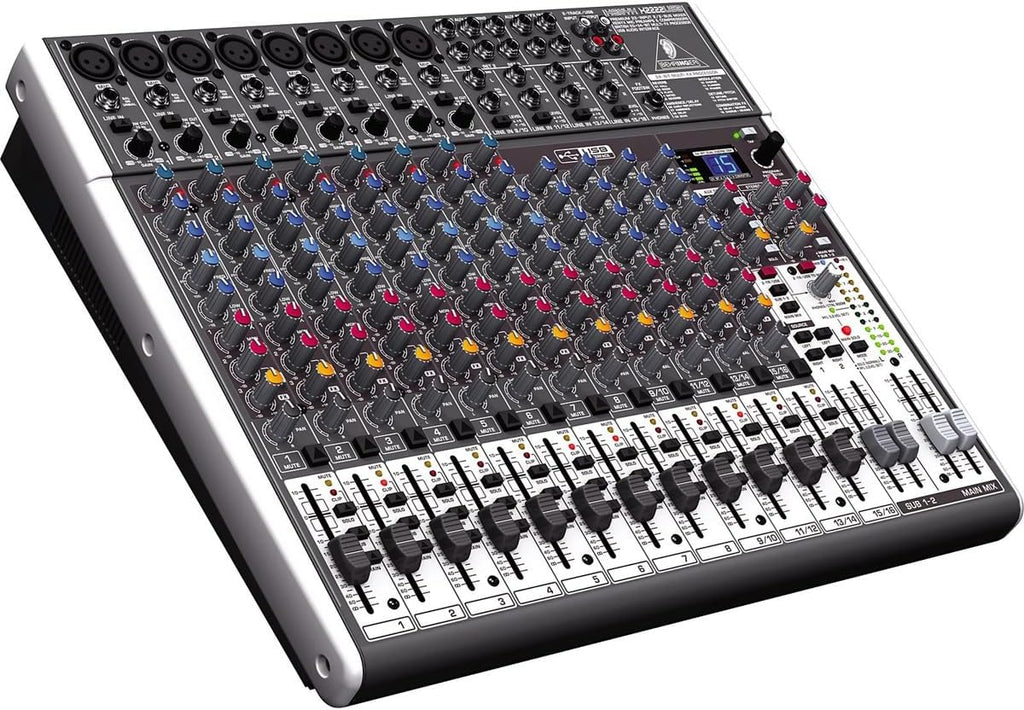 Xenyx X2222USB Premium 22-Input 2/2-Bus Mixer with XENYX Mic Preamps & Compressors