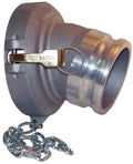 Dixon 4530 3" Alum Drop Adapter, No Sight Glass 4" API Coupler, Baylast O-Ring Seal