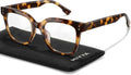 Blue Light Glasses for Women - Oversized UV & Blue Light Blocker Chunky Frames, Stylish Eyewear Access