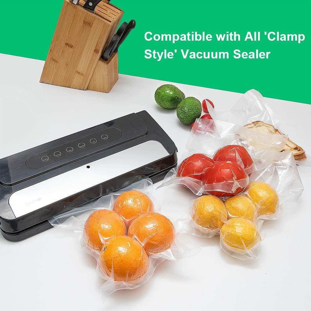 Vacuum Sealer Bags Rolls with 4 Pack 11"x50' for Food Storage