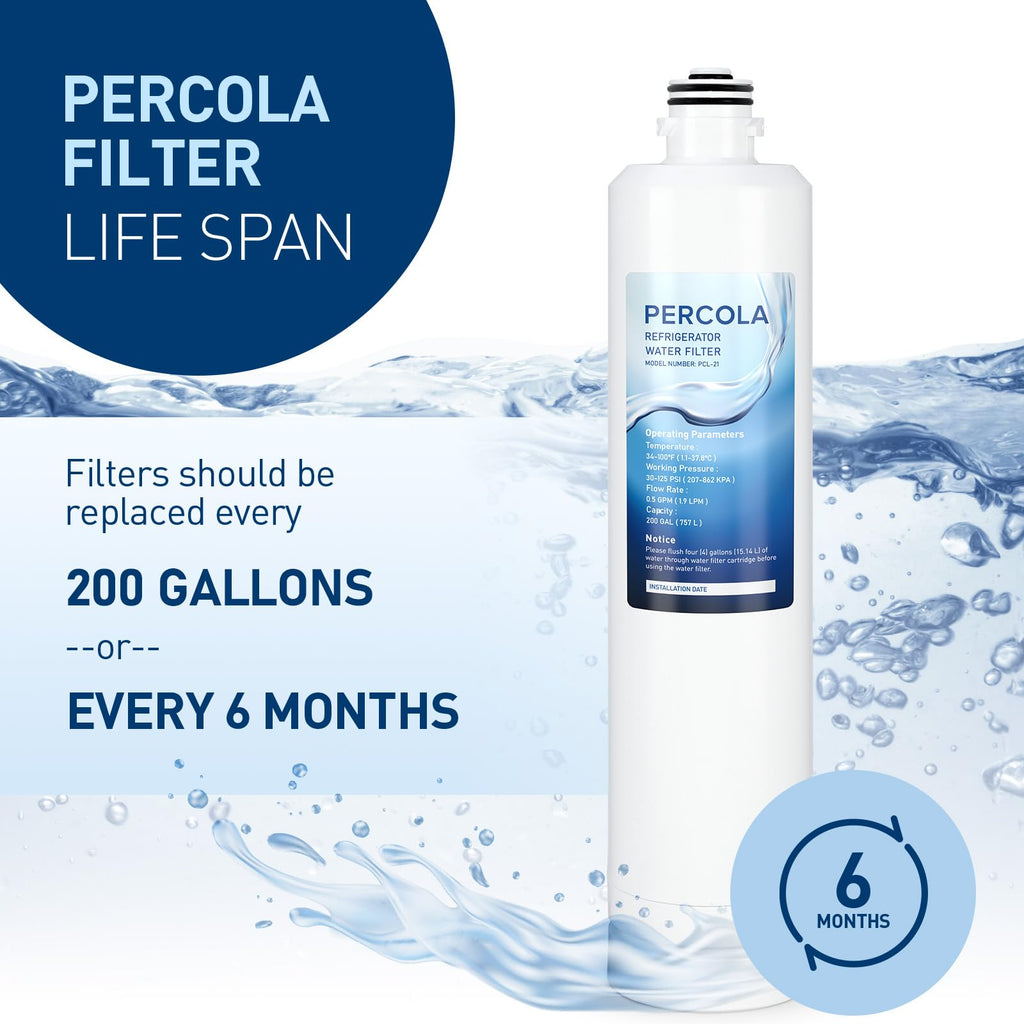 PERCOLA MIWF8200/MF-2812-R4 Water Filter, 2-Pack