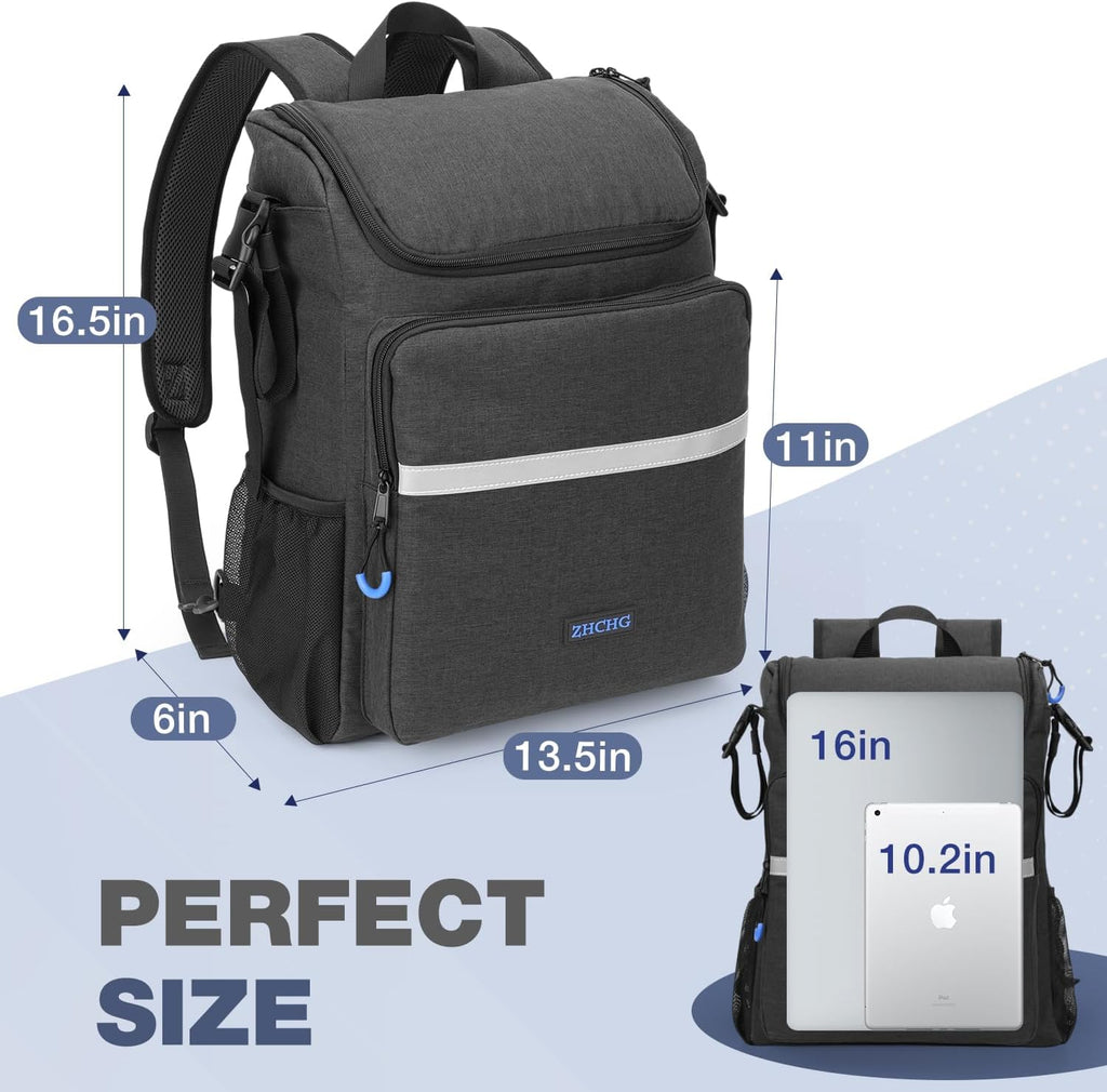 Upgrade Wheelchair Bags to Hang on Back, Multi-Functional Wheelchair Accessories, Casual Backpack, Durable Large