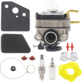 Carburetor Carb for Troy Bilt TB516EC 516EC 29cc 4 Stroke Edger String Trimmer Engine with 753-05996 Air Filter Kit