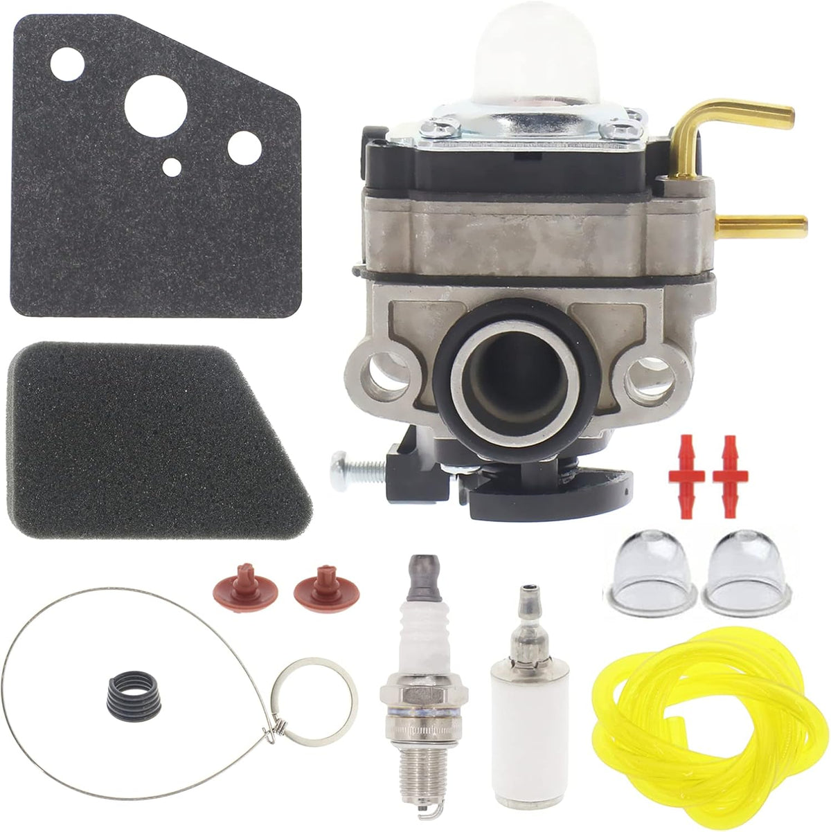 Carburetor Carb for Troy Bilt TB516EC 516EC 29cc 4 Stroke Edger String Trimmer Engine with 753-05996 Air Filter Kit