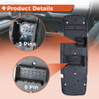 labwork Door Lock Power Window Switch Replacement for Ra-m 1500 2500 3500