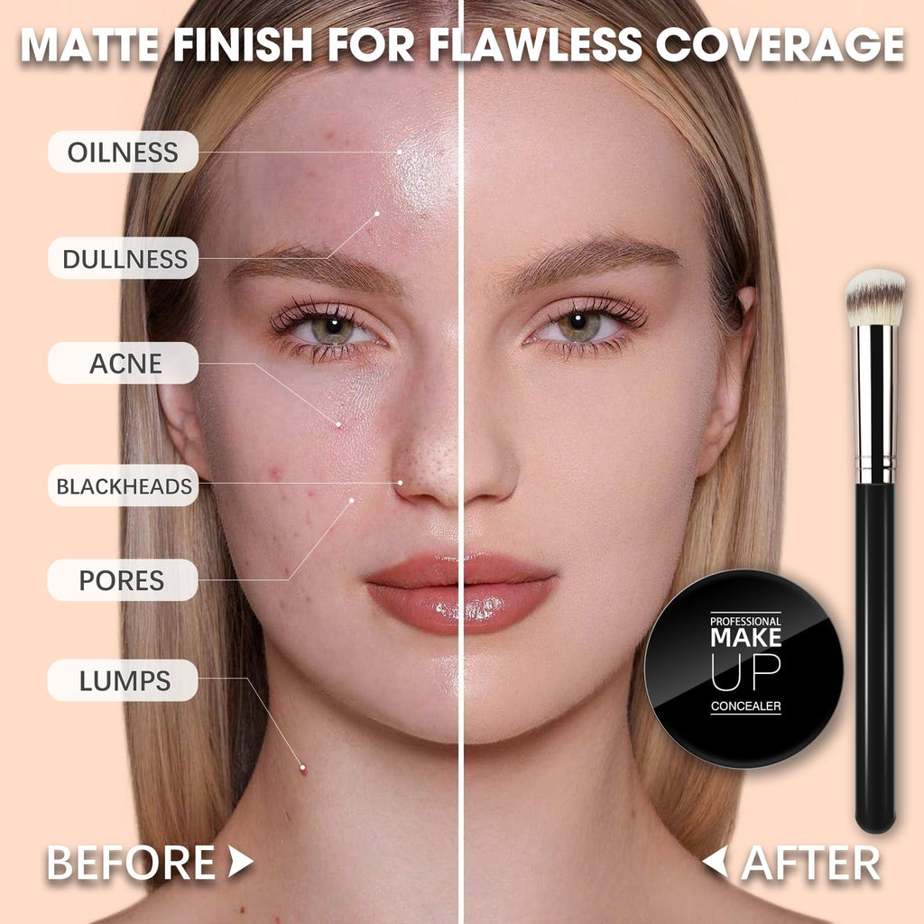Cream Concealer Full Coverage Makeup (#05 MEDIUM HONEY)
