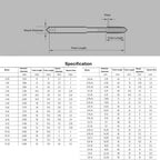 1/4"-20 UNC Spiral Point Threading Taps, Screw Thread Tapping Tool