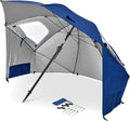 Premiere UPF 50+ Umbrella Shelter with Patented Side Panels and Tilt Mechanism, Heavy-Duty 1.25 Inch Center Pole
