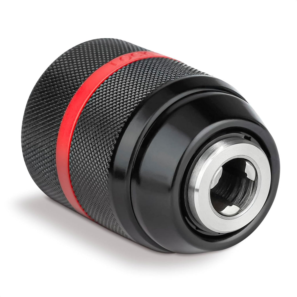 Keyless Drill Chuck 1/2-20 UNF Mount, Metal Self-Tightening 2-13mm