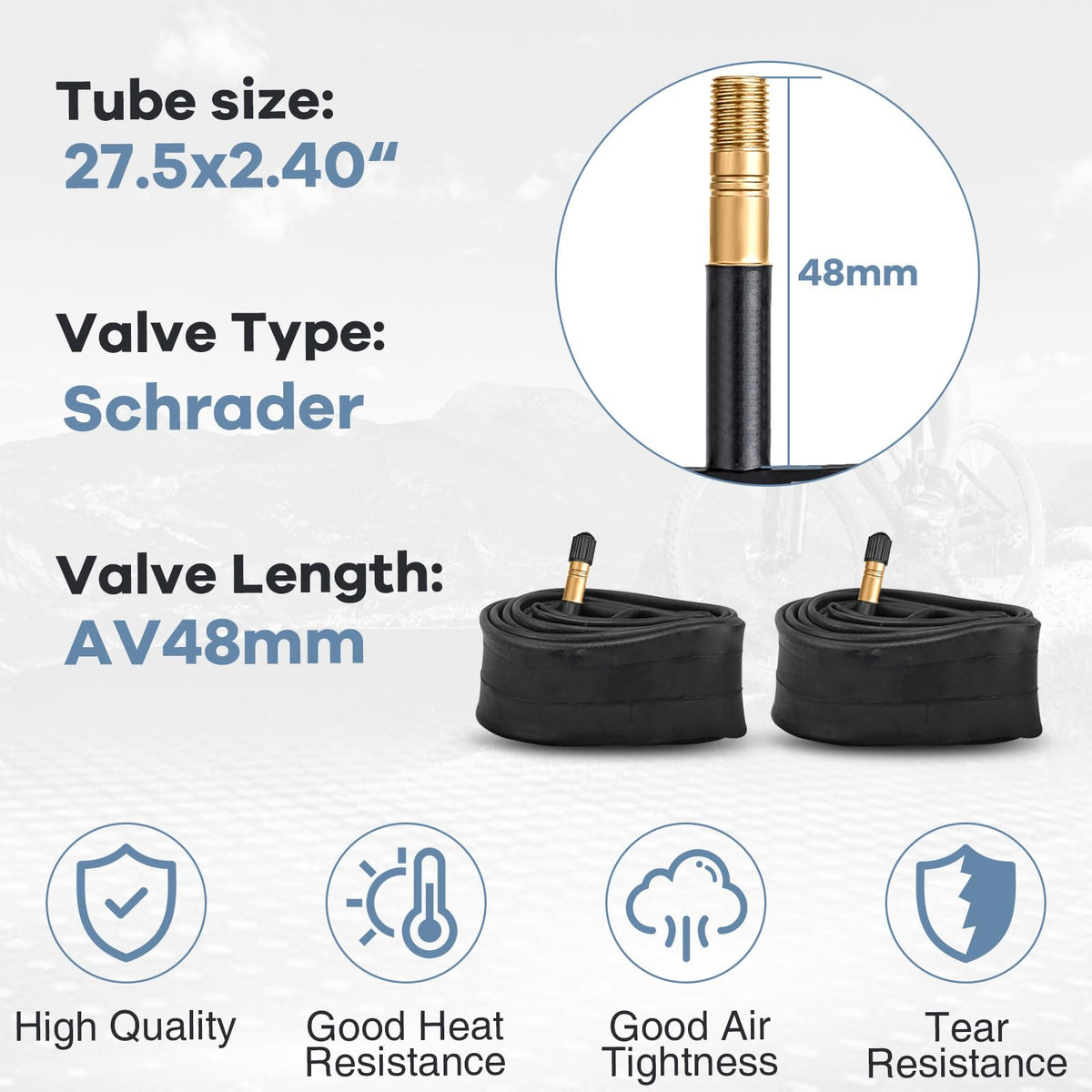 27.5x2.4 Inches Mountain Bike Replacement Tire