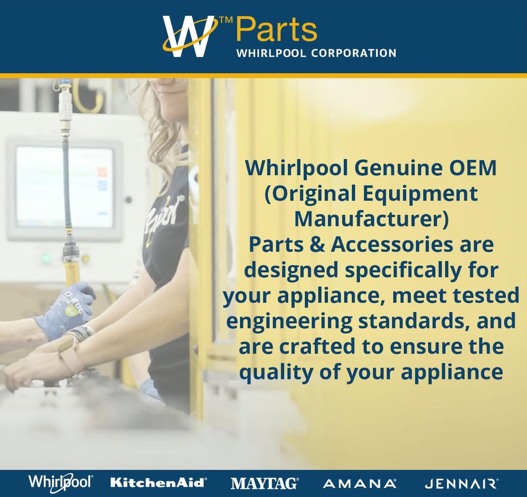 Whirlpool W11418231 OEM Washer Agitator Assembly, White