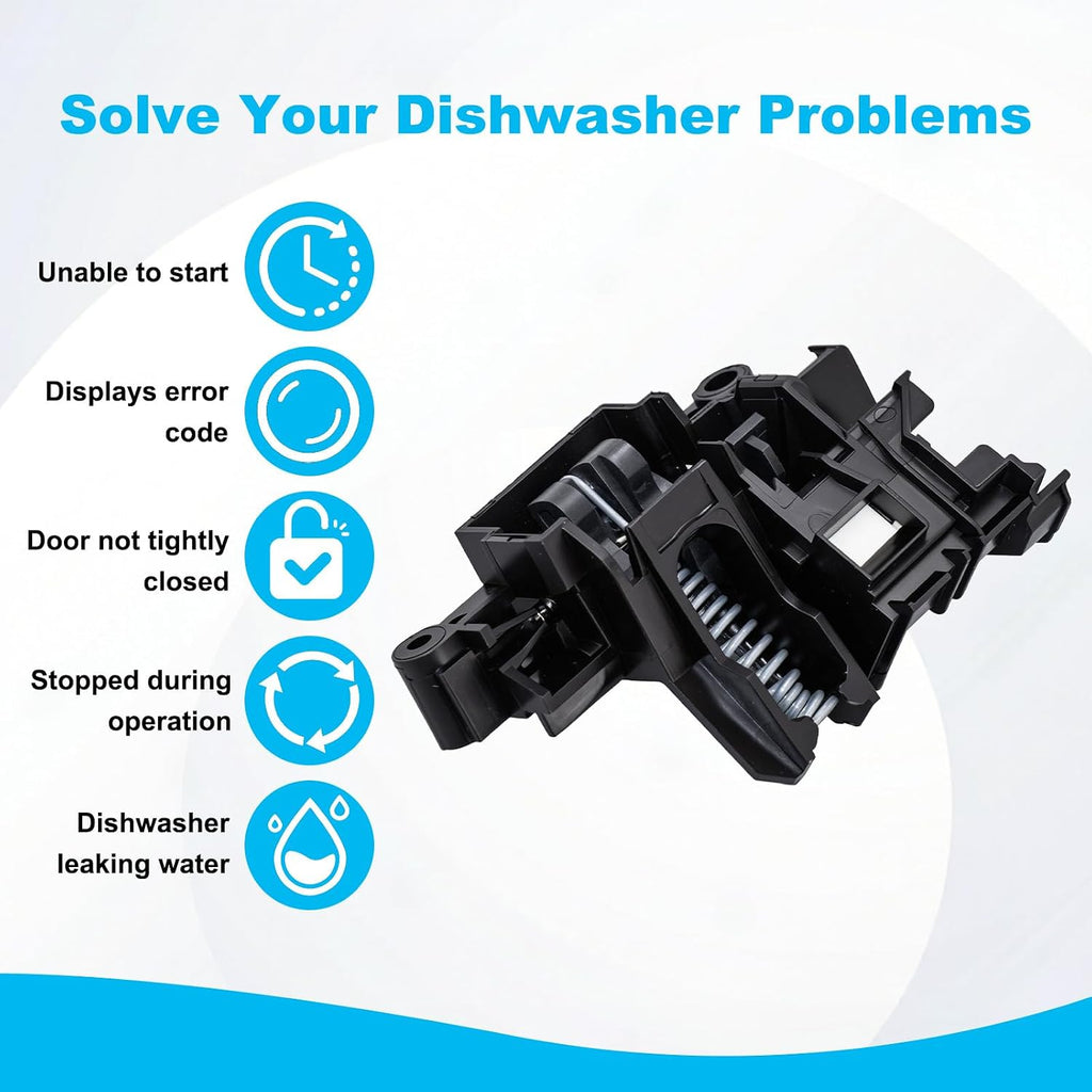 W11412299 Dishwasher Door Latch Replacement for Whirlpool, Kenmore, KitchenAid, Maytag - Replaces W11091934, MDB4949SKB0, MDB8959SKZ0, MDB4949SKZ0, MDB8959SKK0