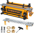 12 Inch Dovetail Jig with Templates, Router Bits, and Guide Bushing - For Cutting Half-Blind & Through Dovetails, Box