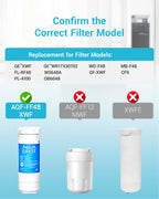 XWF Water Filter Replacement for GE WR17X30702, 2 Pack No chip
