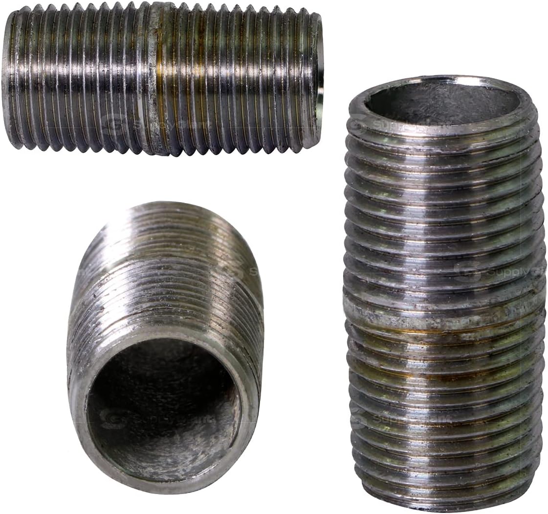 Supply Giant OQHM3000 Close Galvanized Steel Nipple Pipe Fitting with 3" Nominal Size Diameter