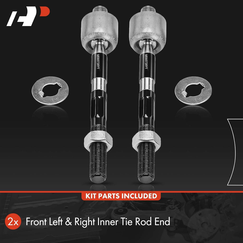 A-Premium 2-Pack Front Inner Tie Rod End, Compatible with Hyundai, Kia