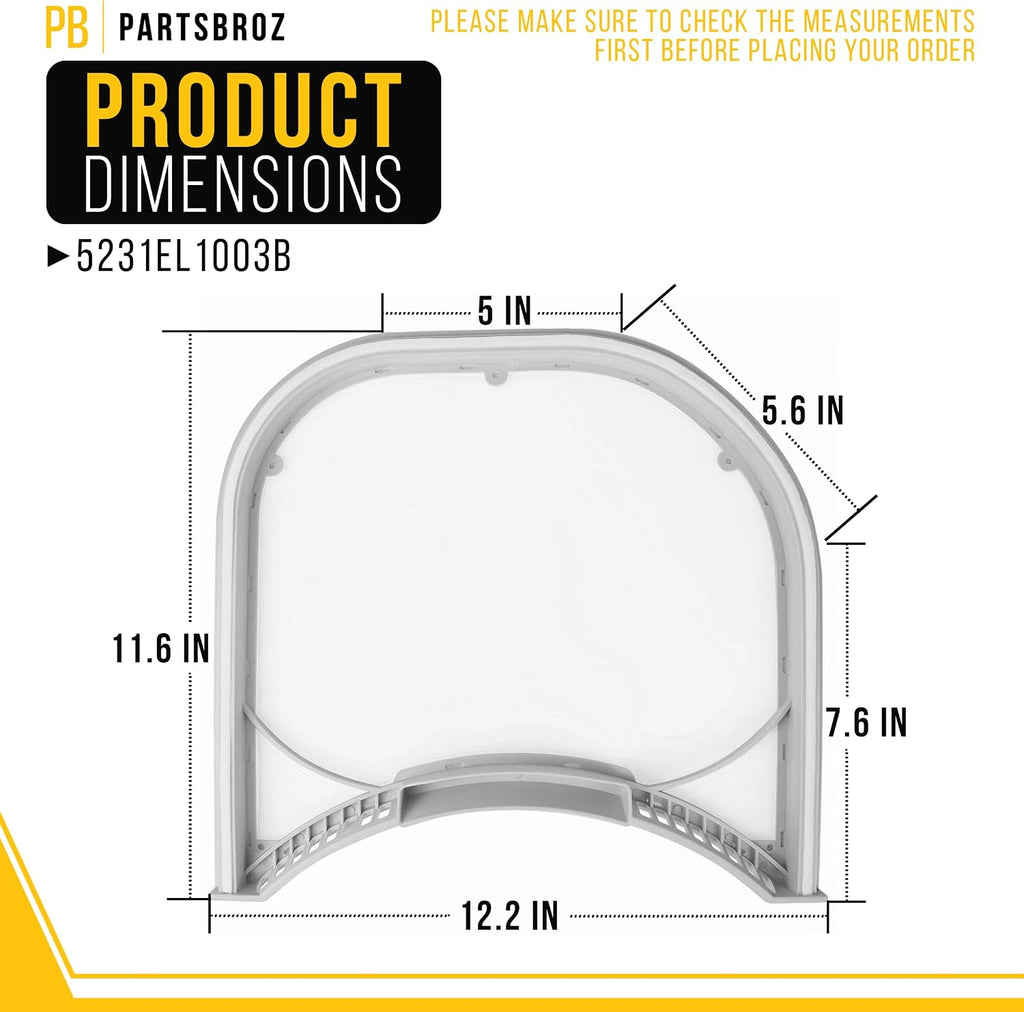 Dryer Lint Filter Screen for LG DLE0332W
