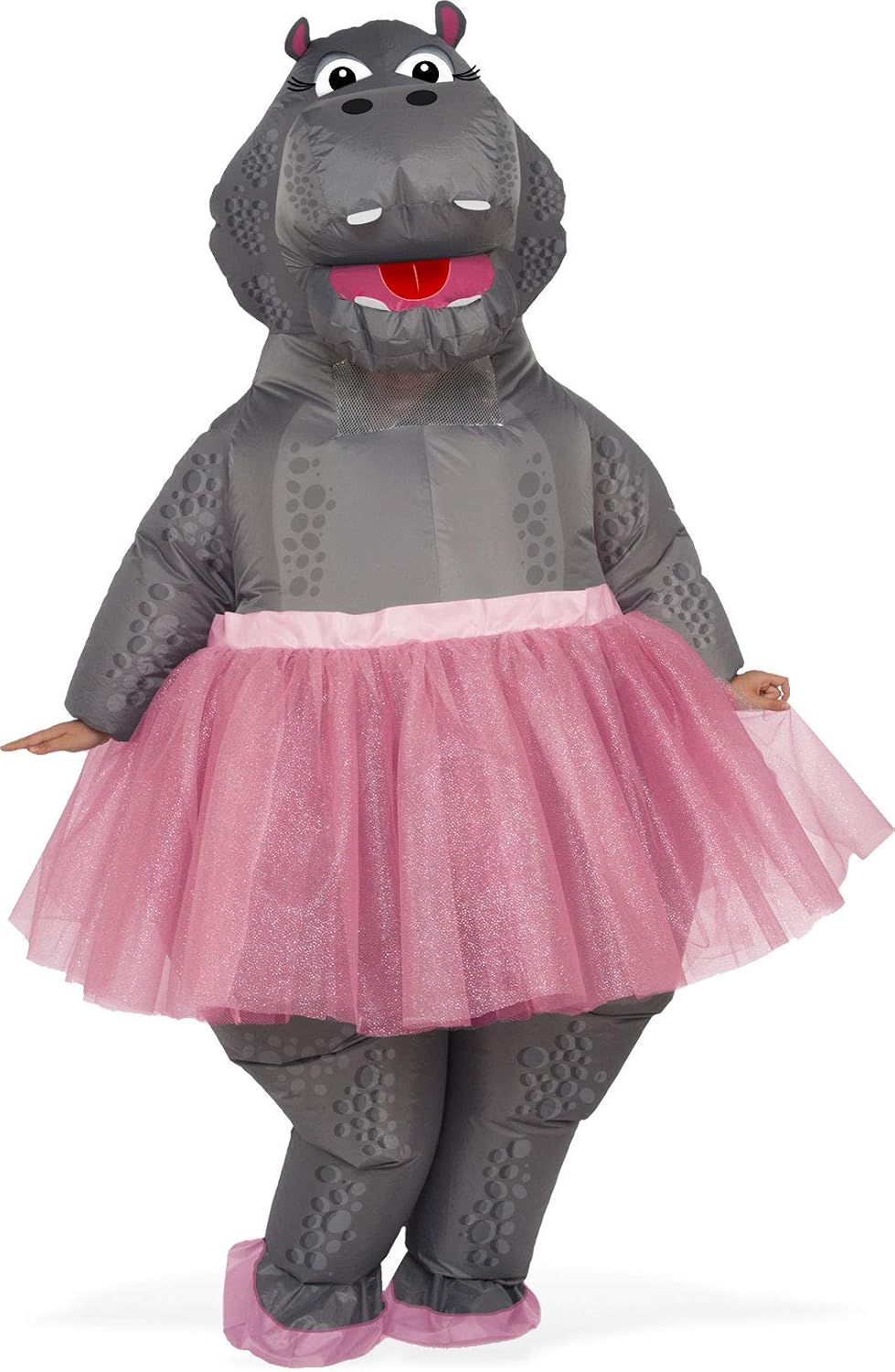 Hippo Inflatable Costume for Adults, Unisex One Size