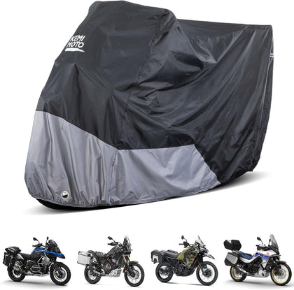420D Heavy Duty Waterproof Outdoor Motorcycle Cover Side Top Box | Fit Adventure Fit For R1250 GS Tenere 700 KLR 650