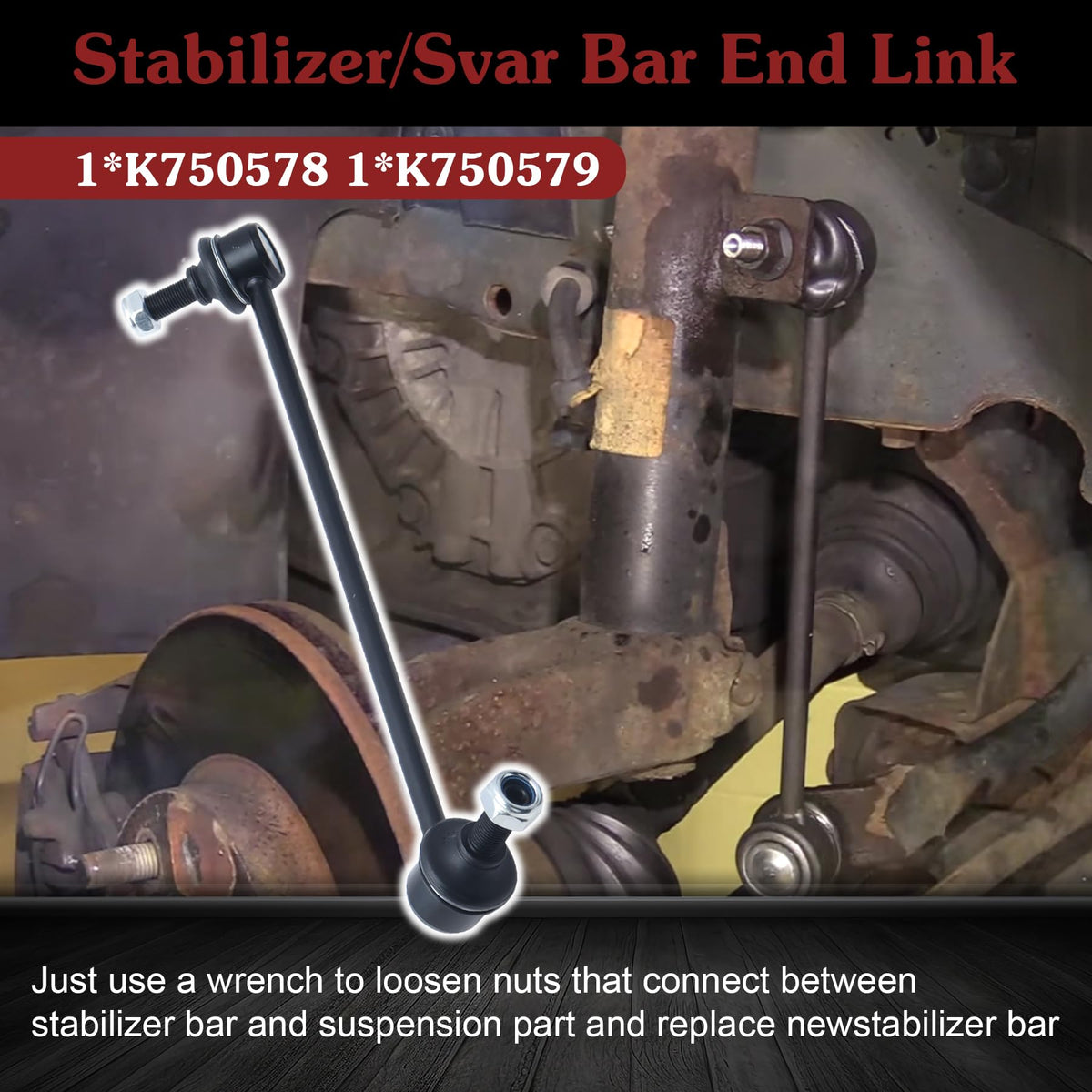 2* K80255 Front Sway Bar Link - Restore Crossover Handling