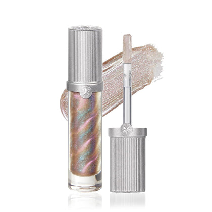 Shimmer Lip Gloss, High Shine Glitter Lip Topper for Women JK01