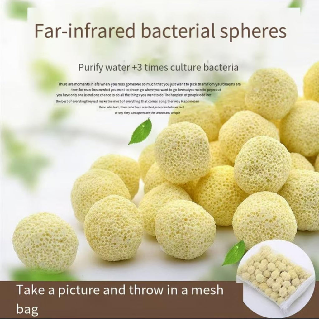 Filter Media Bio Balls (5.5LB)，Ceramic Rings for Aquarium Filter