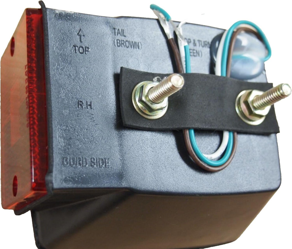 12V LED Trailer Light Kit - DOT Approved Submersible Stop/Turn/Tail Lights for Boat, Utility & RV Trailers - 4-Pin