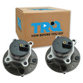 TRQ 2 Piece Rear Passenger Side Driver & Passenger Side Wheel Bearing & Hub