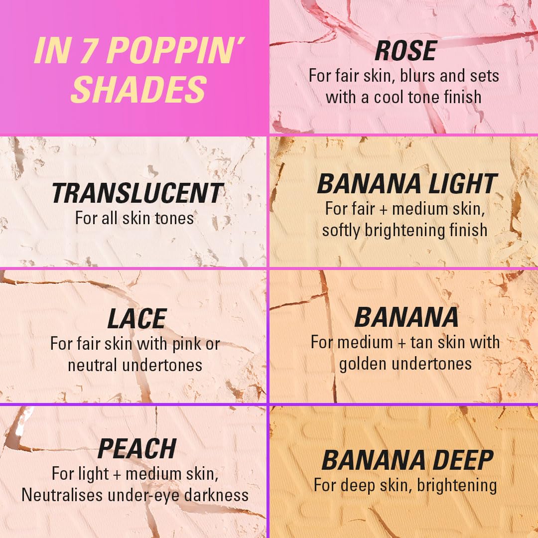 Revolution Powder Pops Instant Blur Setting Powder, Translucent