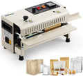Commercial Heat Sealer Machine, Automatic Continuous Band Sealer, Beige
